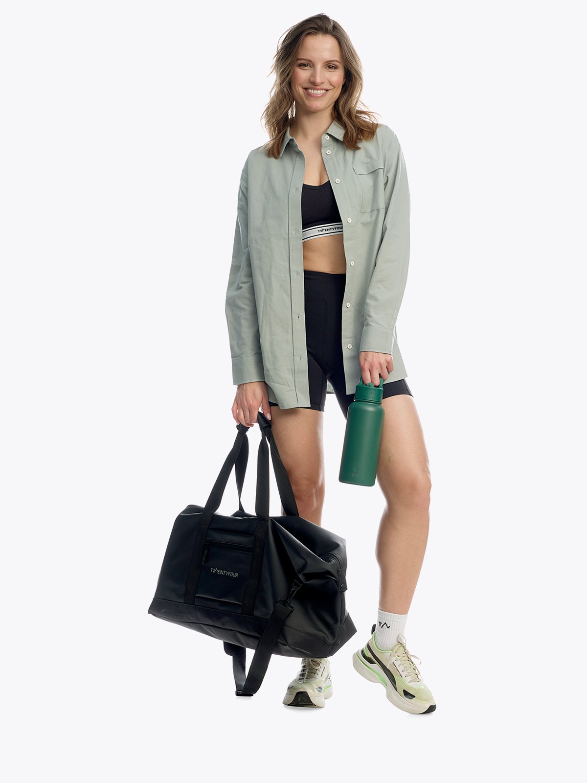 Twentyfour Mode Skjorte D Grågrønn