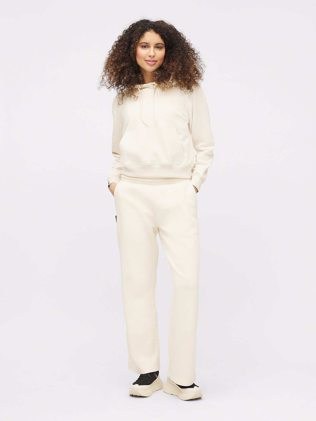 Twentyfour & Hoodie D Gråhvit