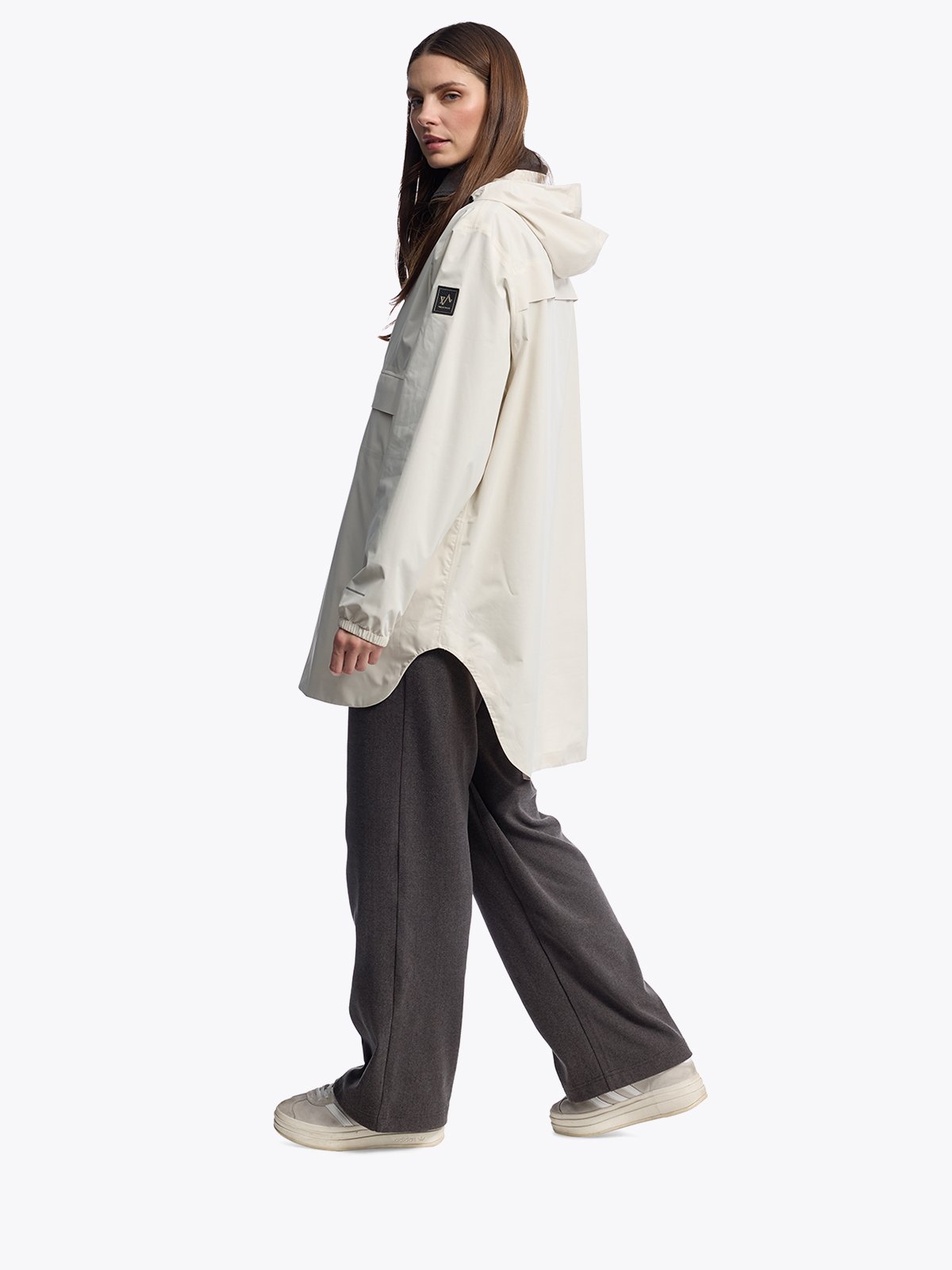 Twentyfour Mode Packable Anorak D Gråhvit