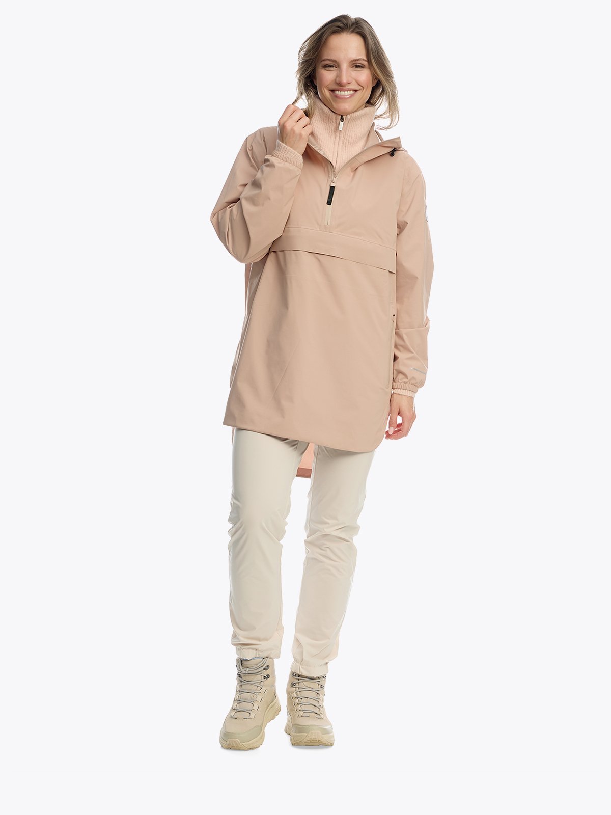 Twentyfour Mode Packable Anorak D Mørk Beige