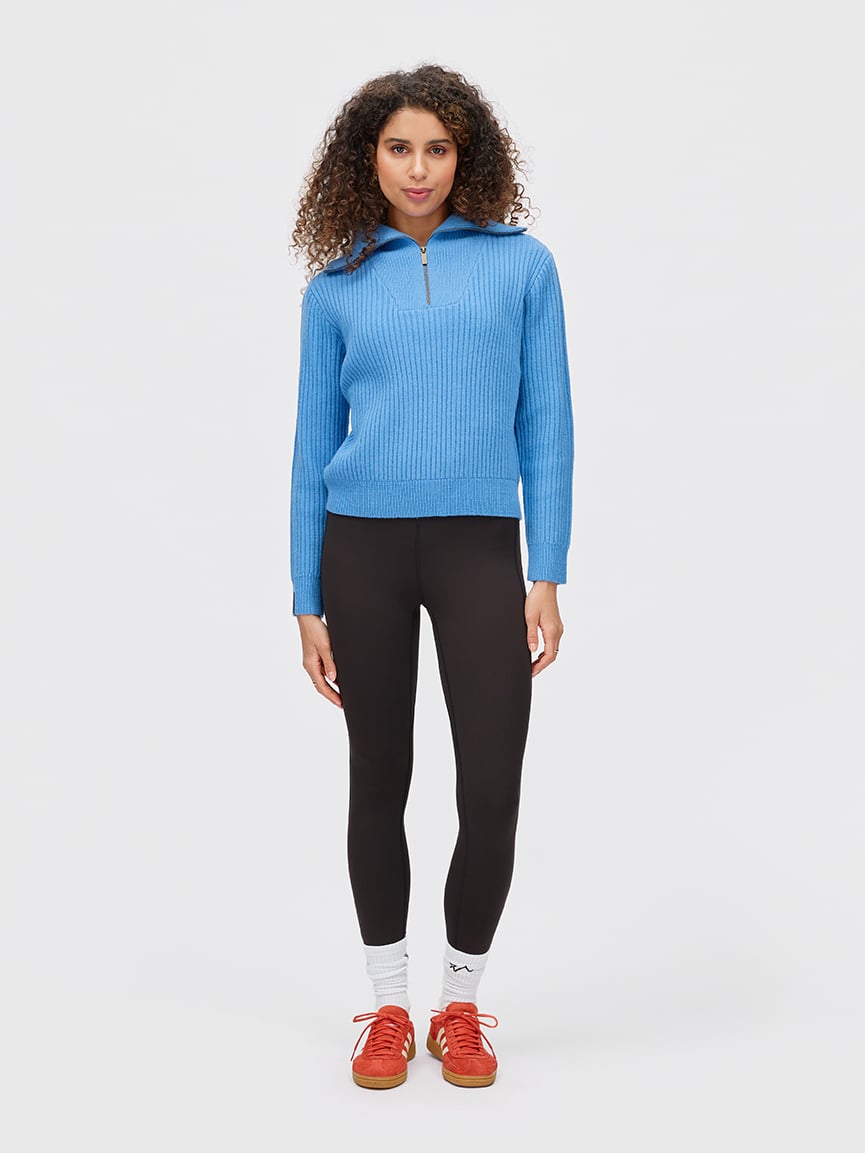 Twentyfour Mode Rib HZ Knit D Asurblå