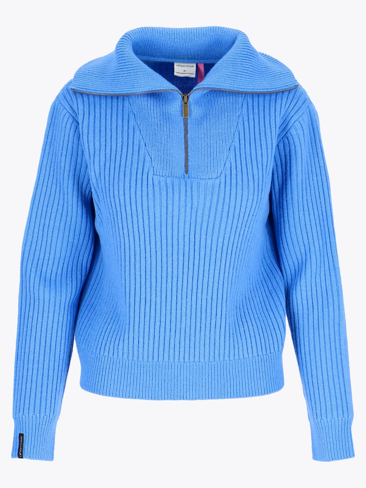 Twentyfour Mode Rib HZ Knit D Asurblå