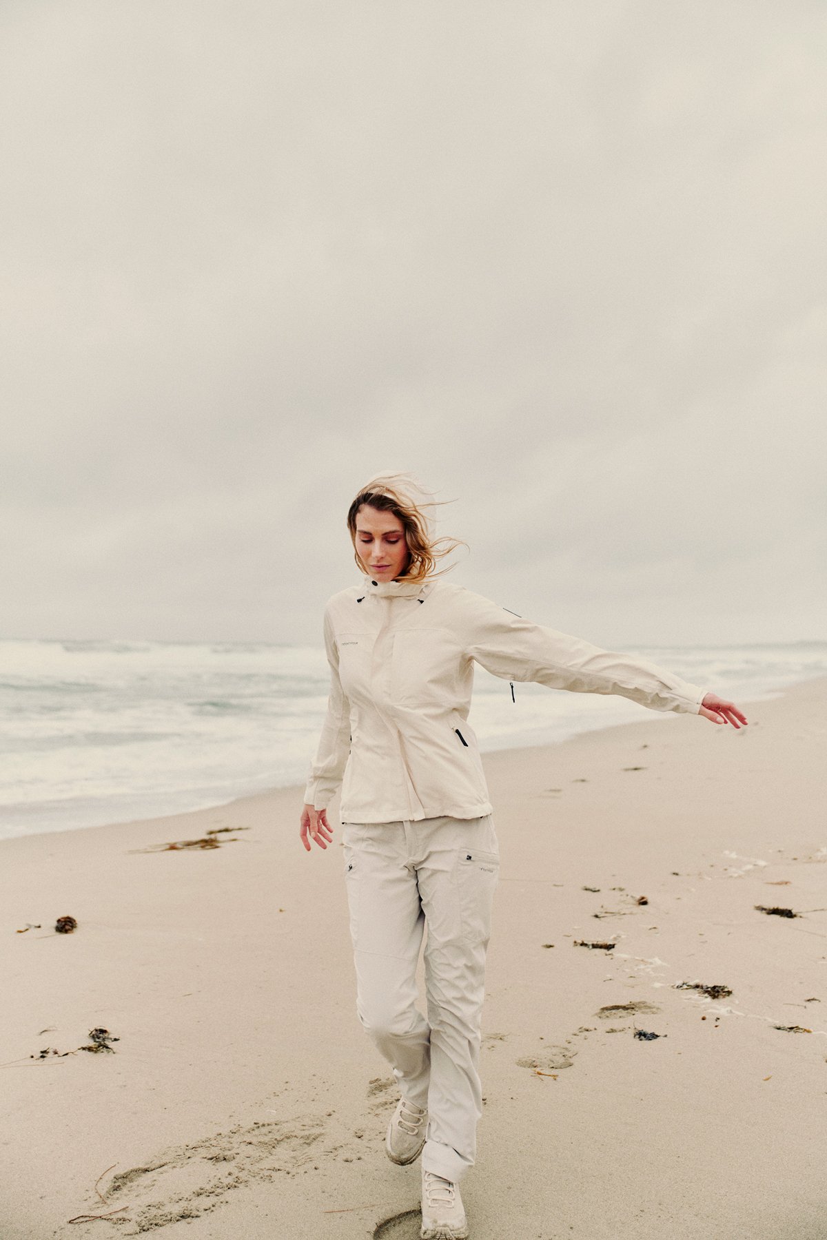 Twentyfour Venture Skalljakke D Gråhvit