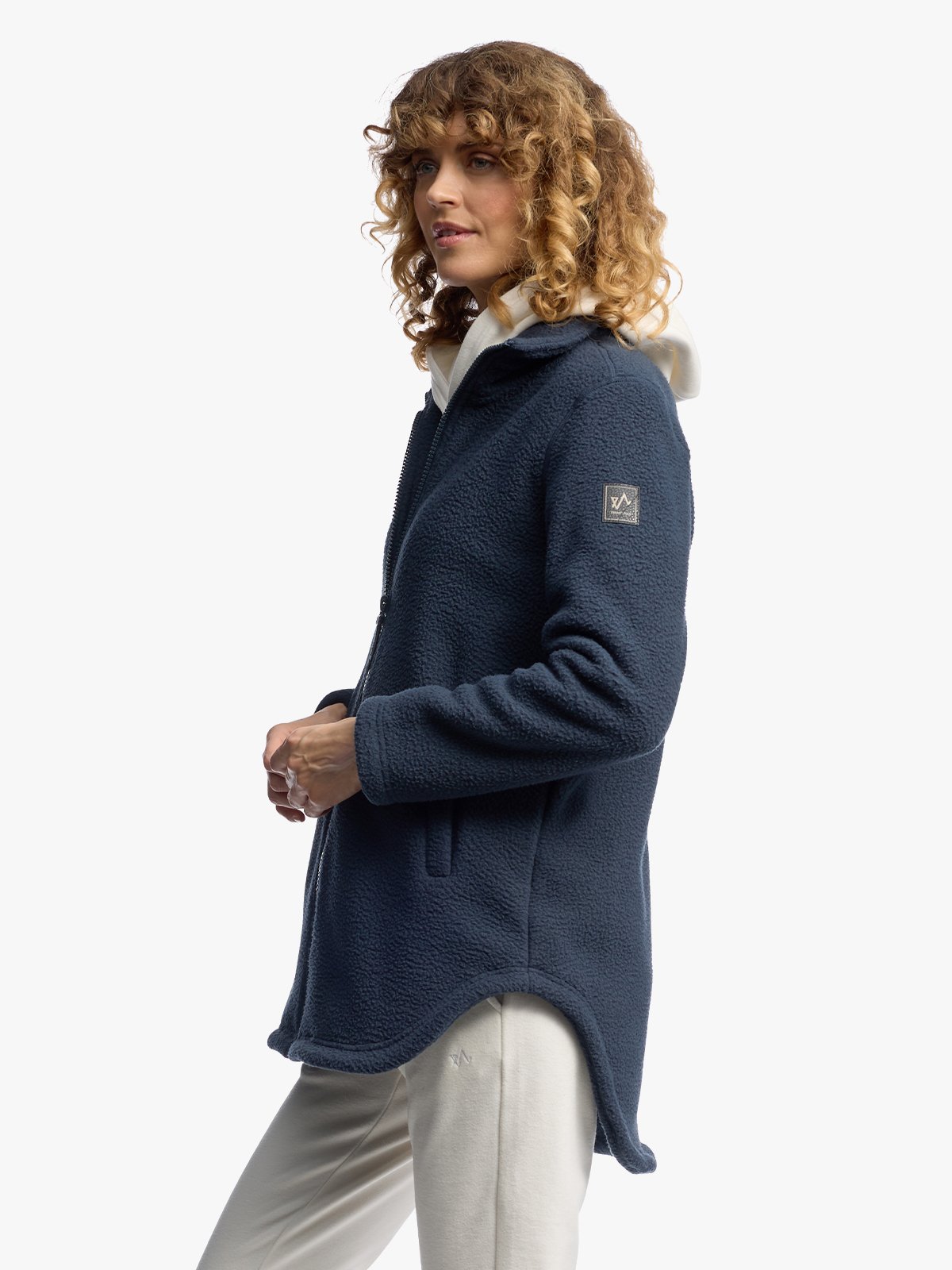 Twentyfour Mode Pile Jakke D Marine