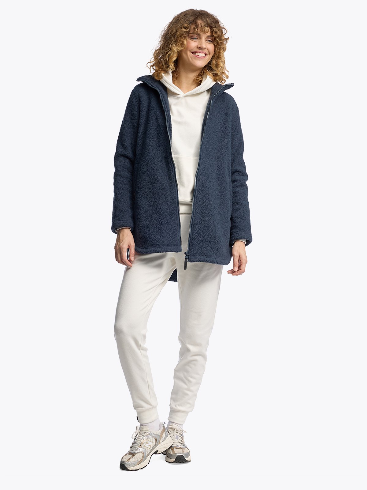 Twentyfour Mode Pile Jakke D Marine