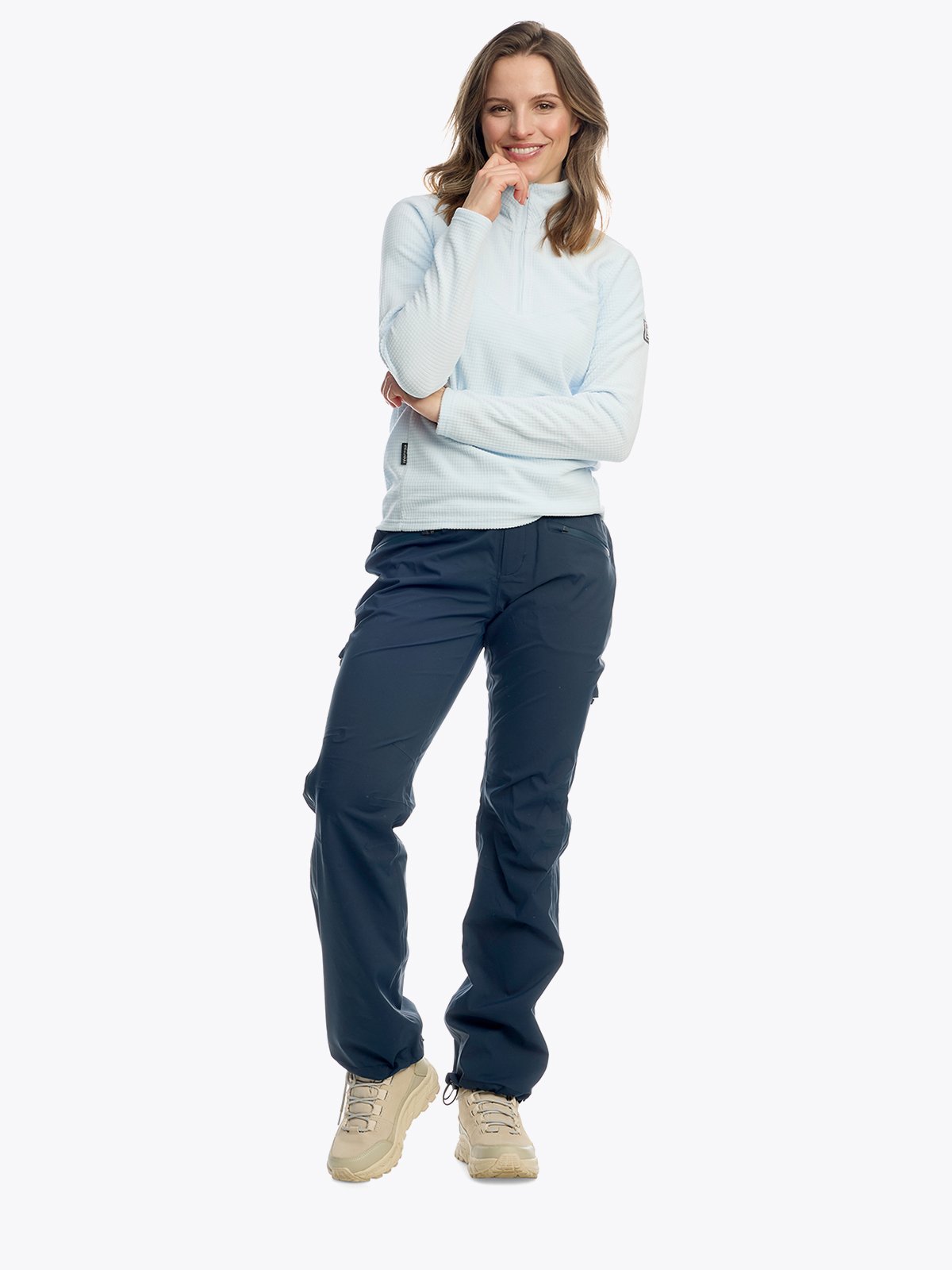 Twentyfour Venture Light Fleece HZ D Isblå