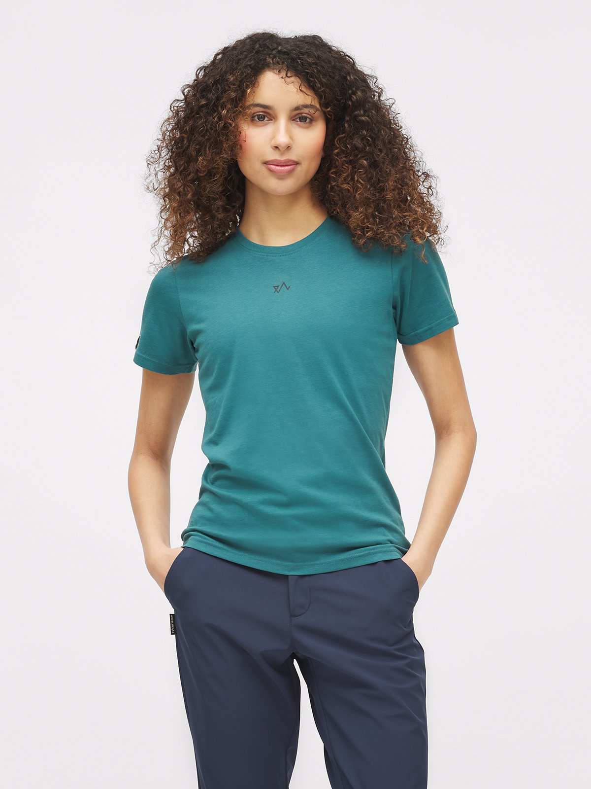 Twentyfour & T-skjorte D Blågrønn