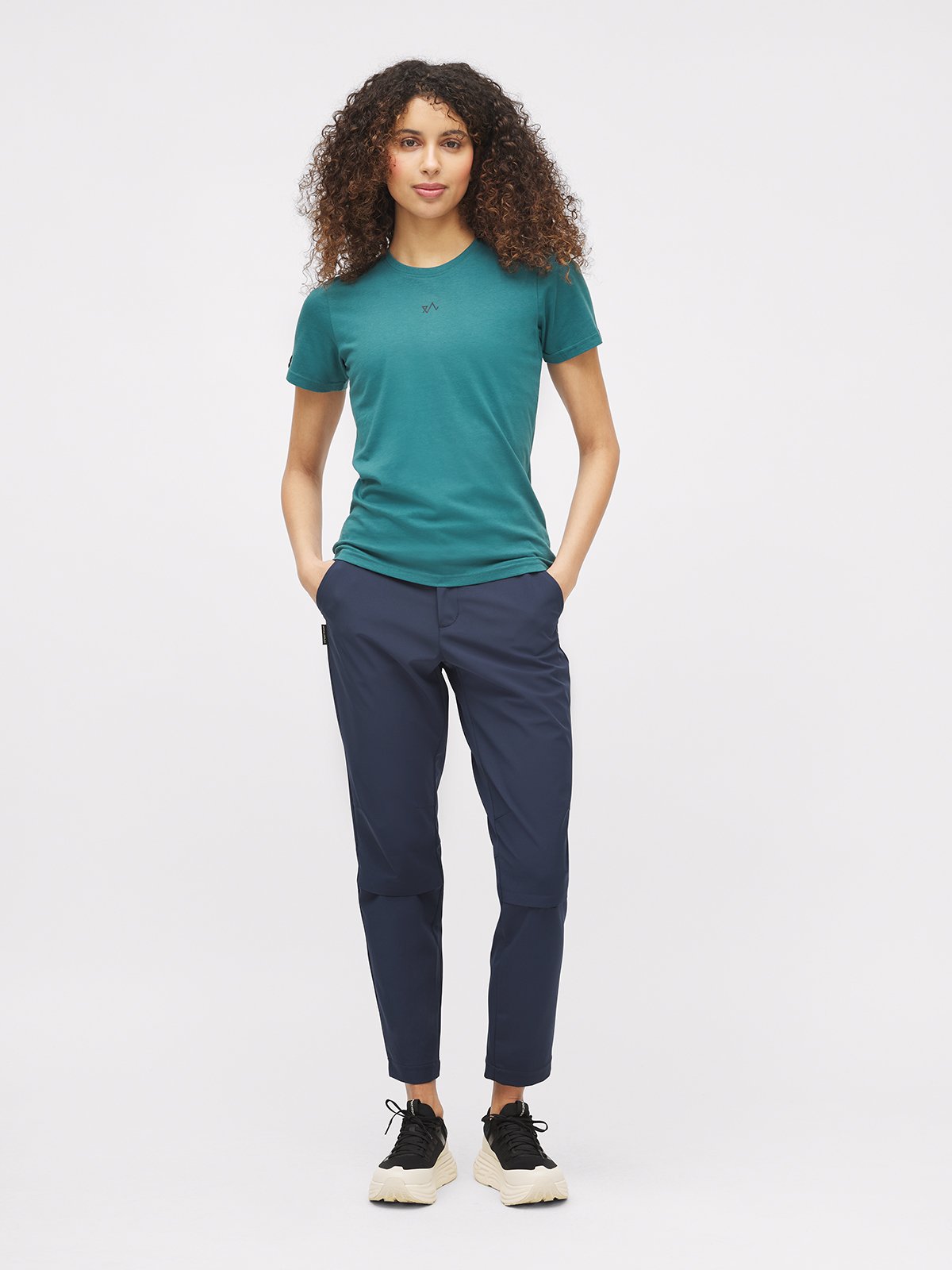 Twentyfour & T-skjorte D Blågrønn