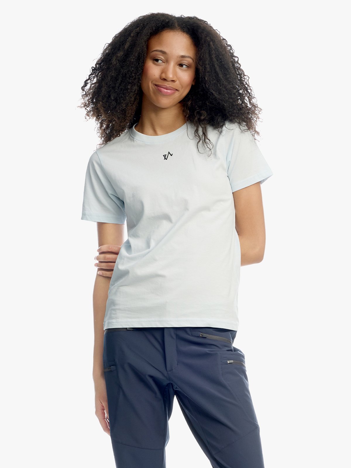 Twentyfour & T-skjorte D Isblå