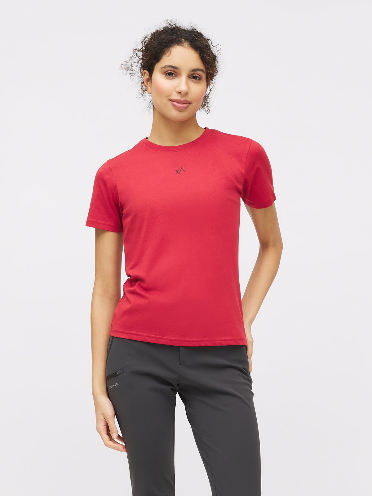 Twentyfour & T-skjorte D Rustrød