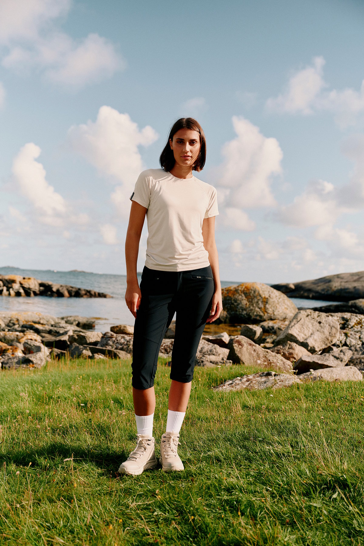 Twentyfour Venture Tee D Gråhvit