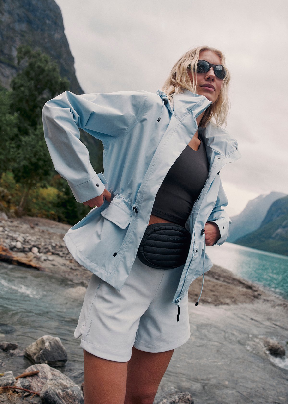 Twentyfour Mode Kaja Skalljakke D Frostblå