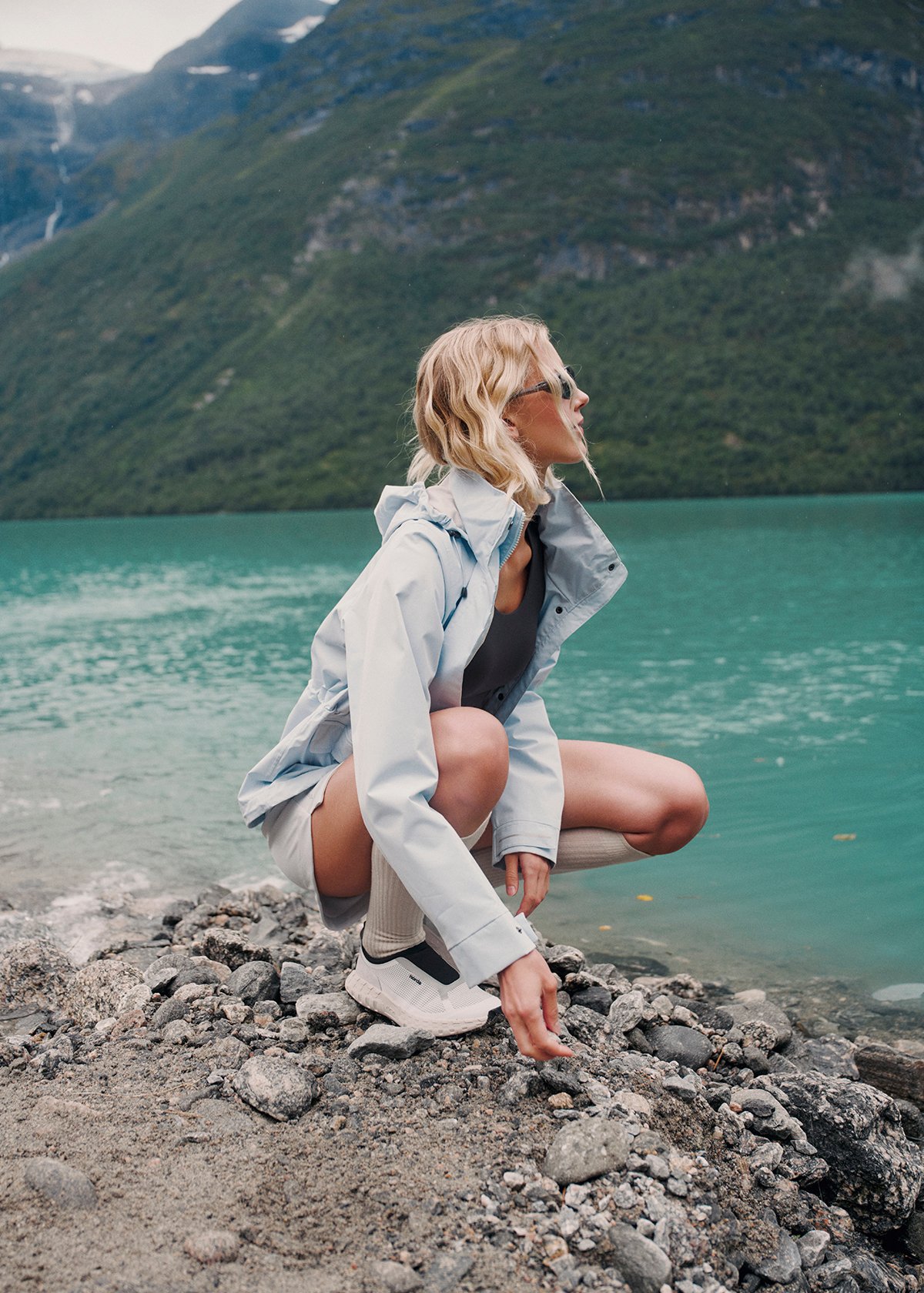 Twentyfour Mode Kaja Skalljakke D Frostblå