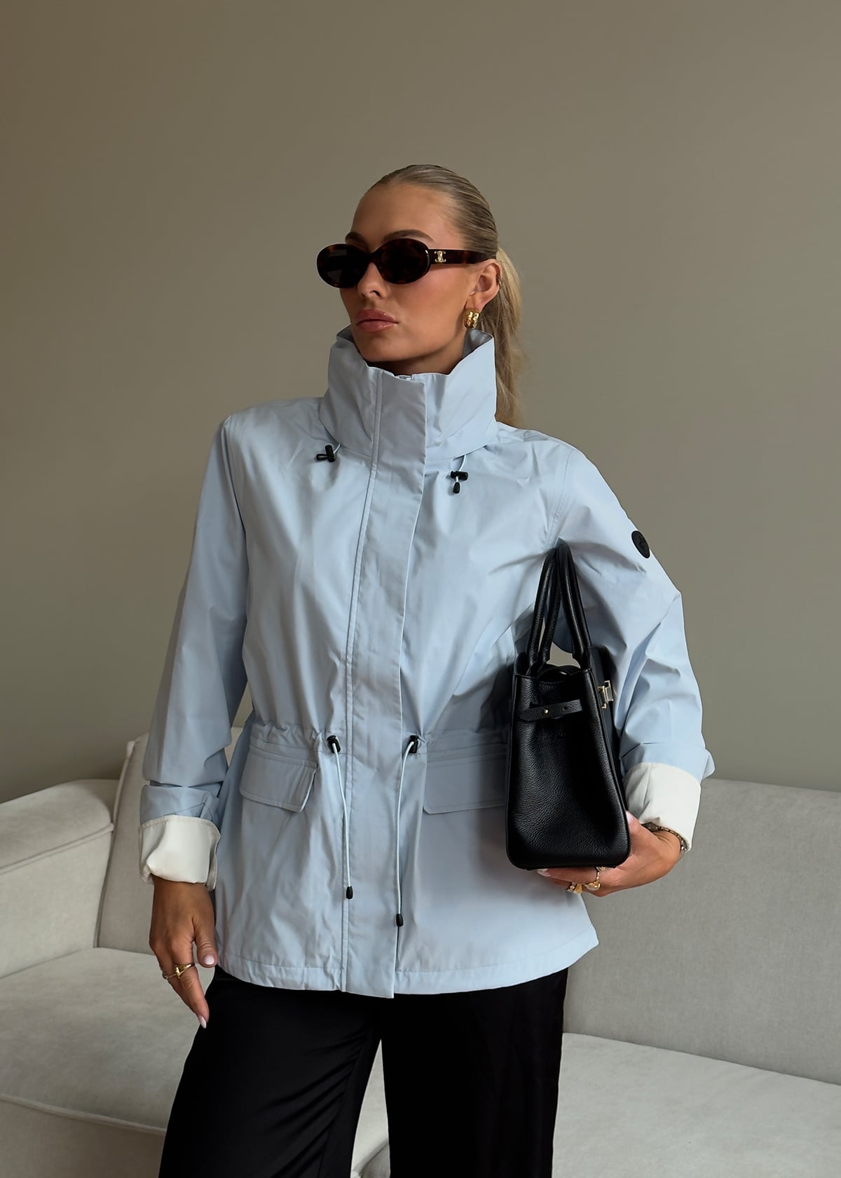 Twentyfour Mode Kaja Skalljakke D Frostblå