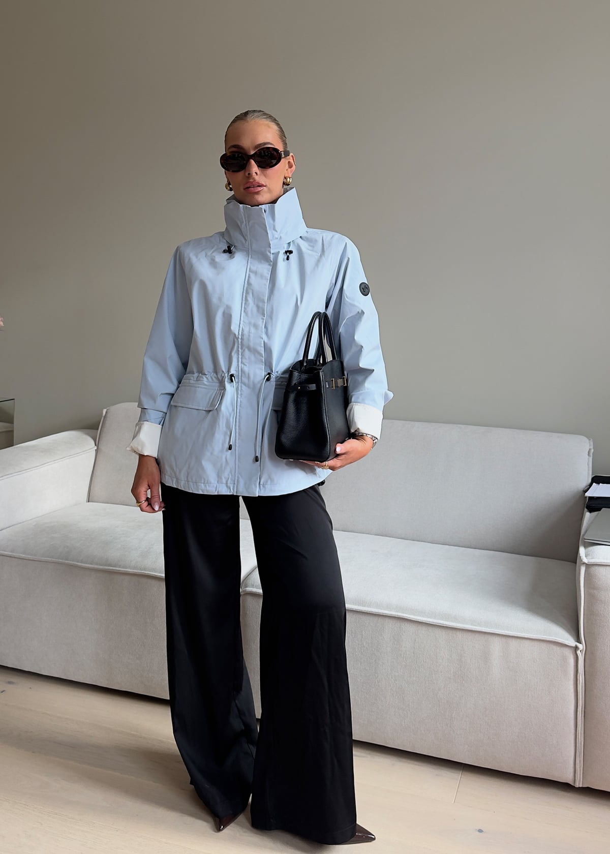 Twentyfour Mode Kaja Skalljakke D Frostblå