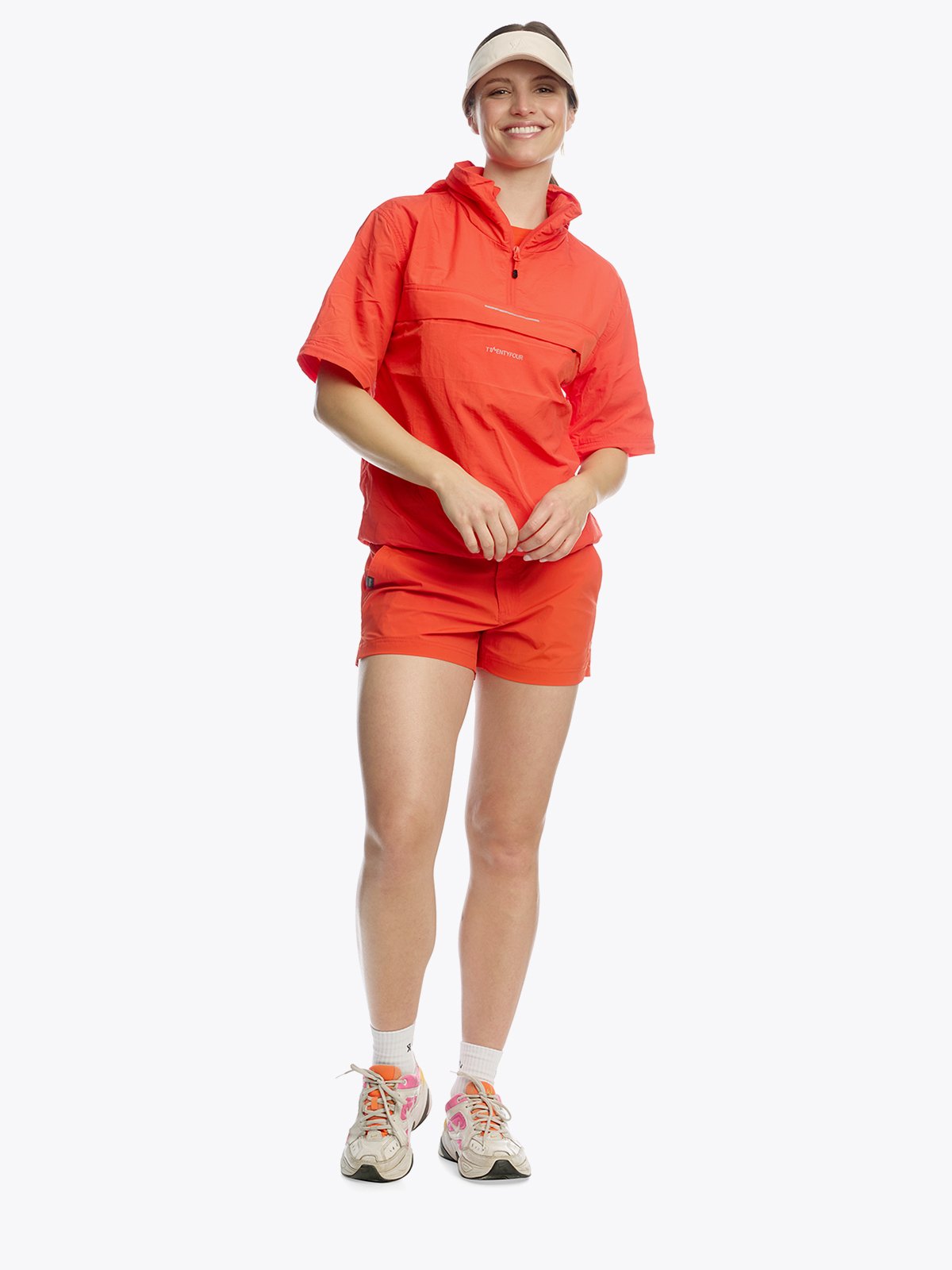 Twentyfour Mode Vind Anorakk D Tomatrød