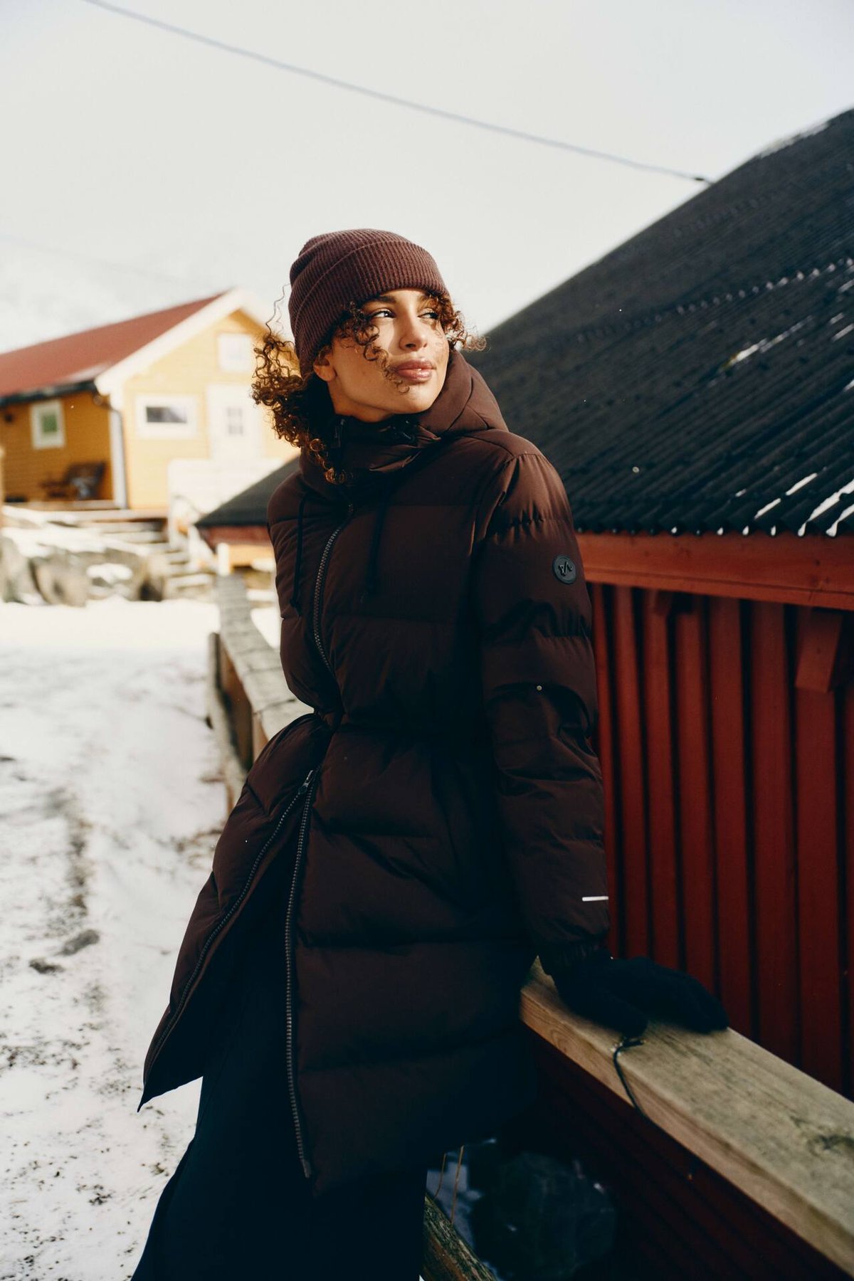 Twentyfour Mode Ella Dunparkas D Mørk Brun