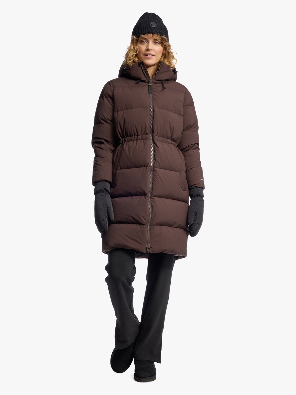 Twentyfour Mode Ella Dunparkas D Mørk Brun