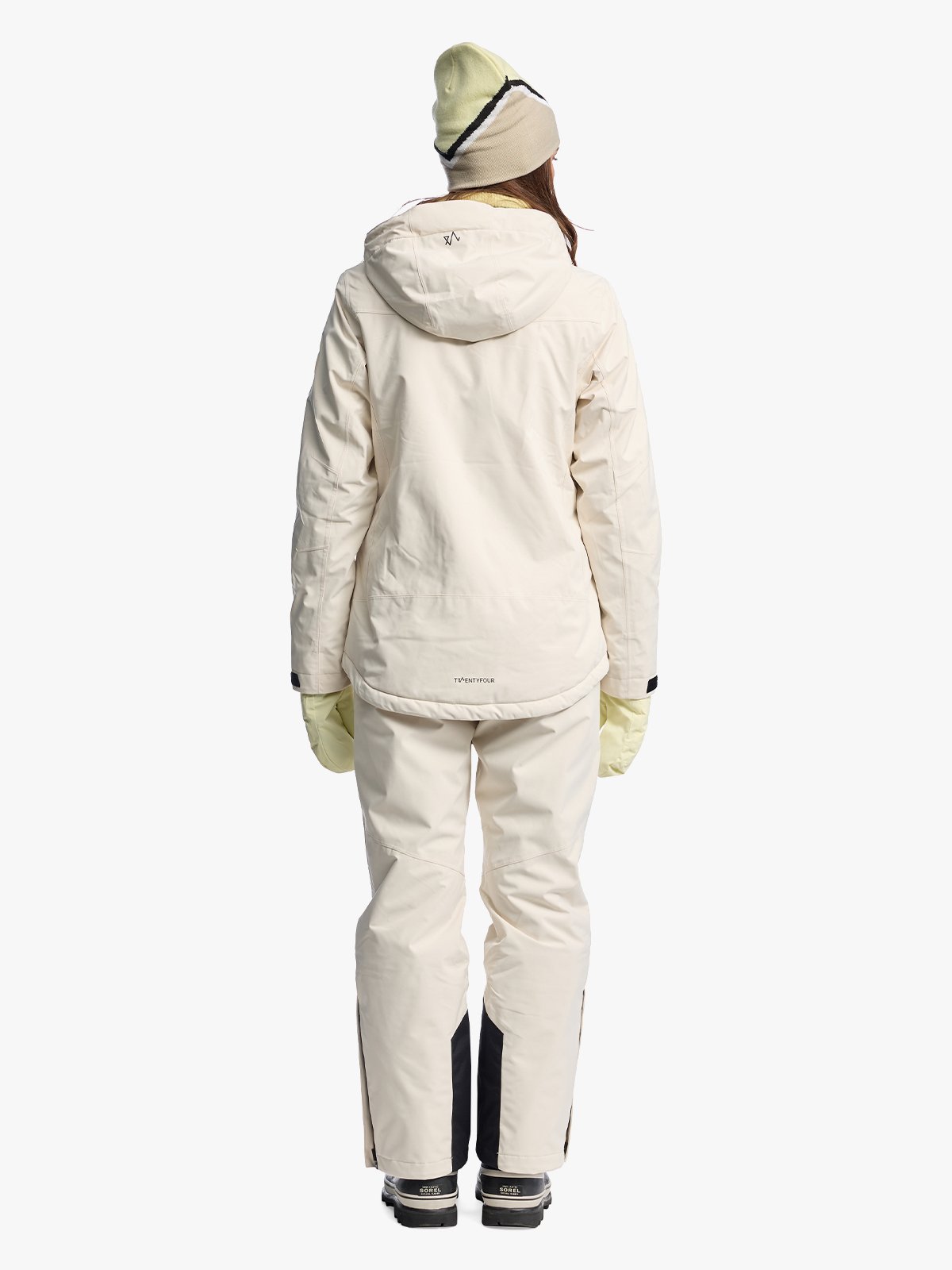 Twentyfour Aurora Warm Jakke D Gråhvit