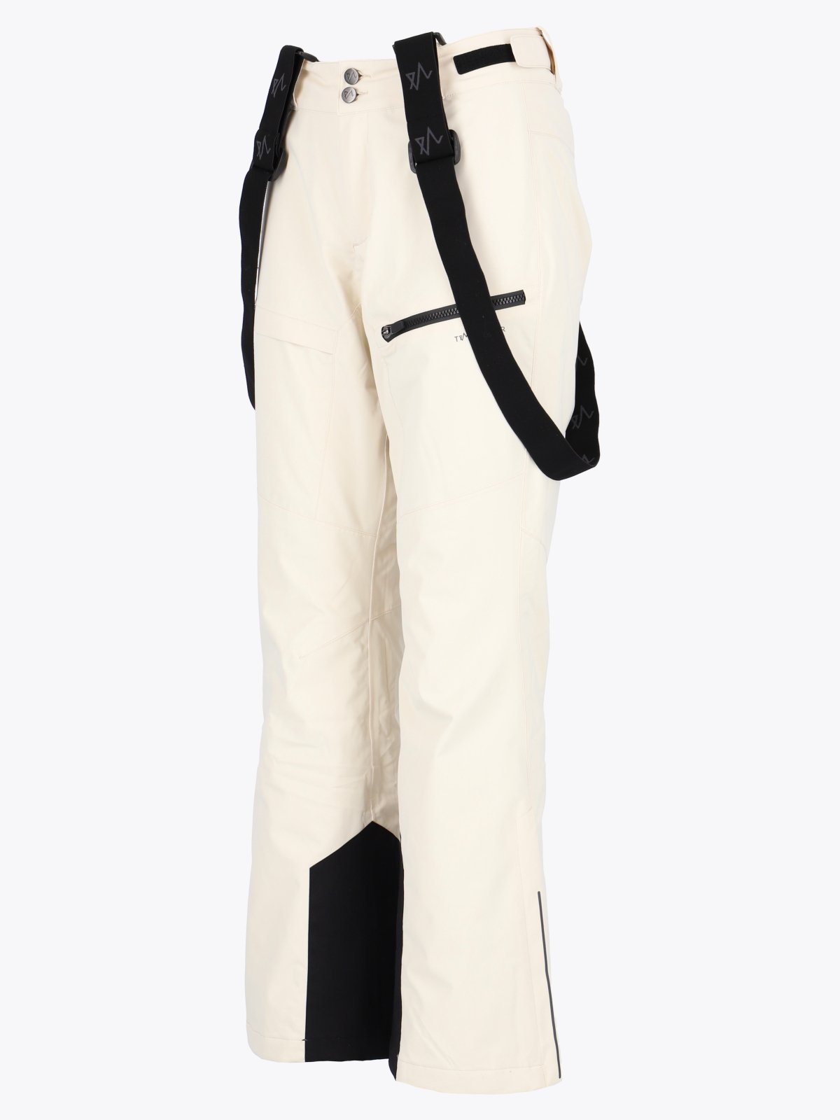 Twentyfour Aurora Vattert Bukse D Gråhvit