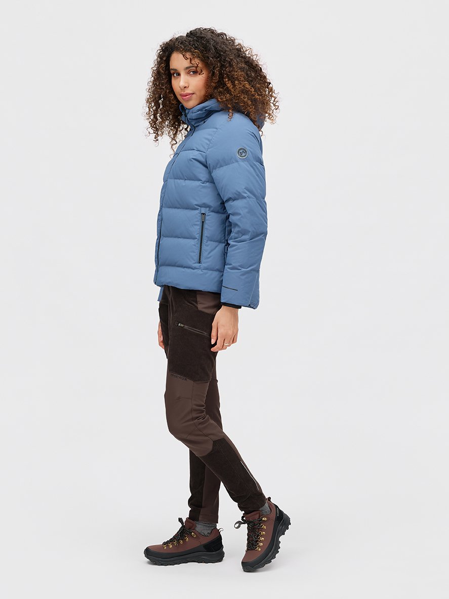 Twentyfour Aurora Dunjakke D Gråblå