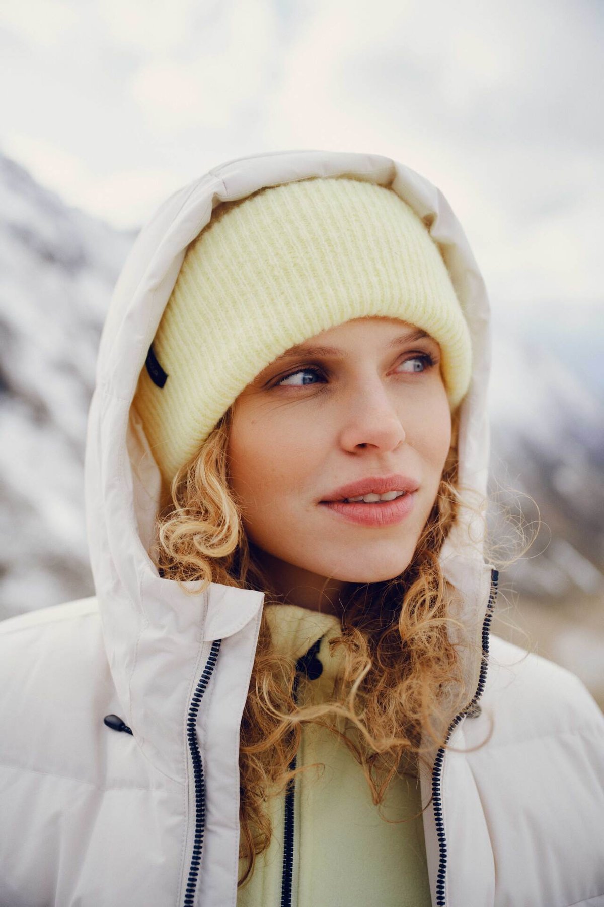 Twentyfour Aurora Dunjakke D Gråhvit