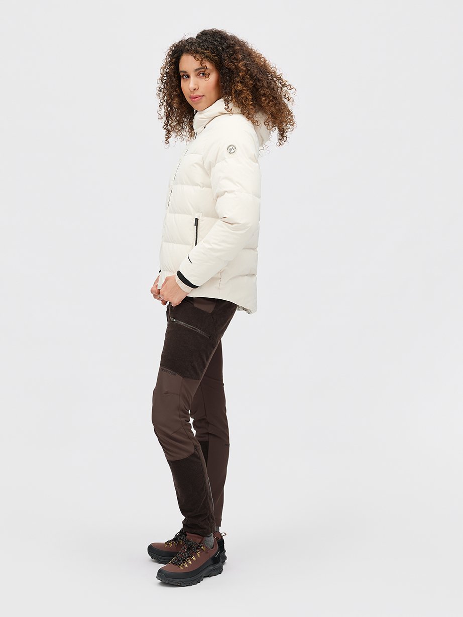 Twentyfour Aurora Dunjakke D Gråhvit