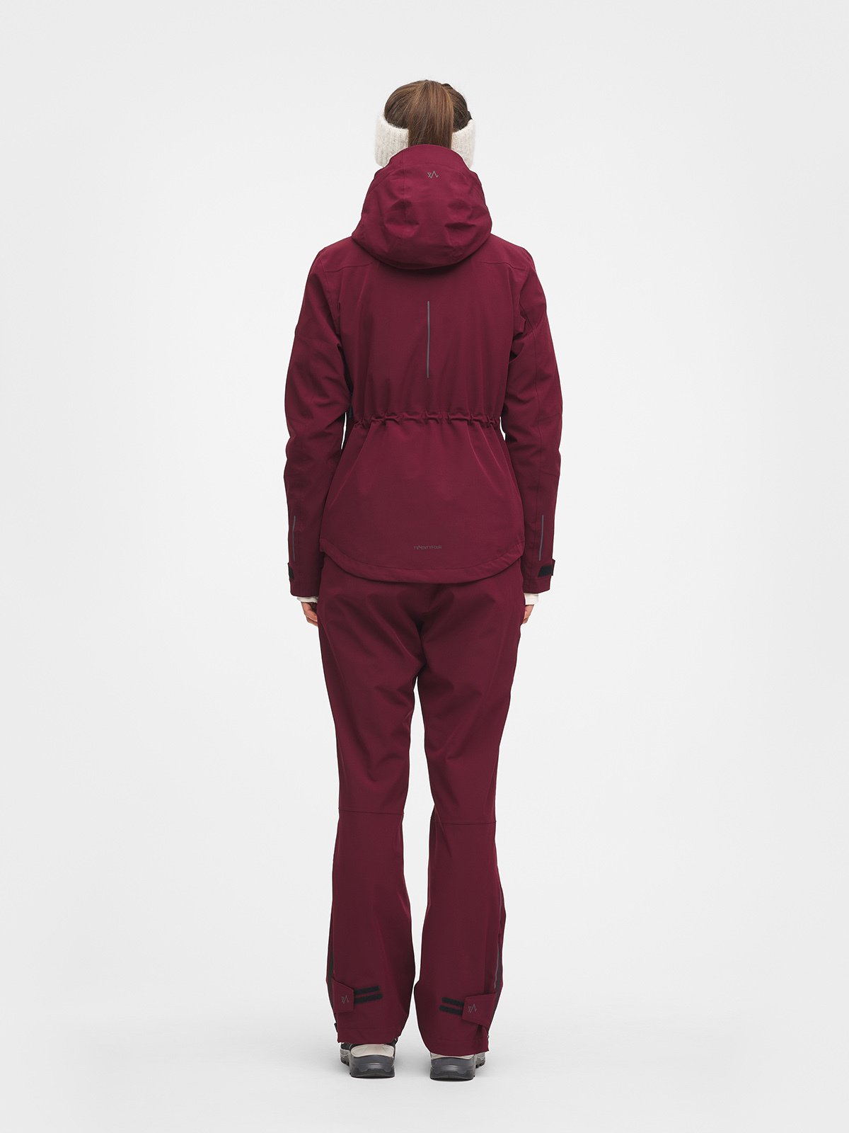 Twentyfour Aurora 2L Skalljakke D M Burgunder