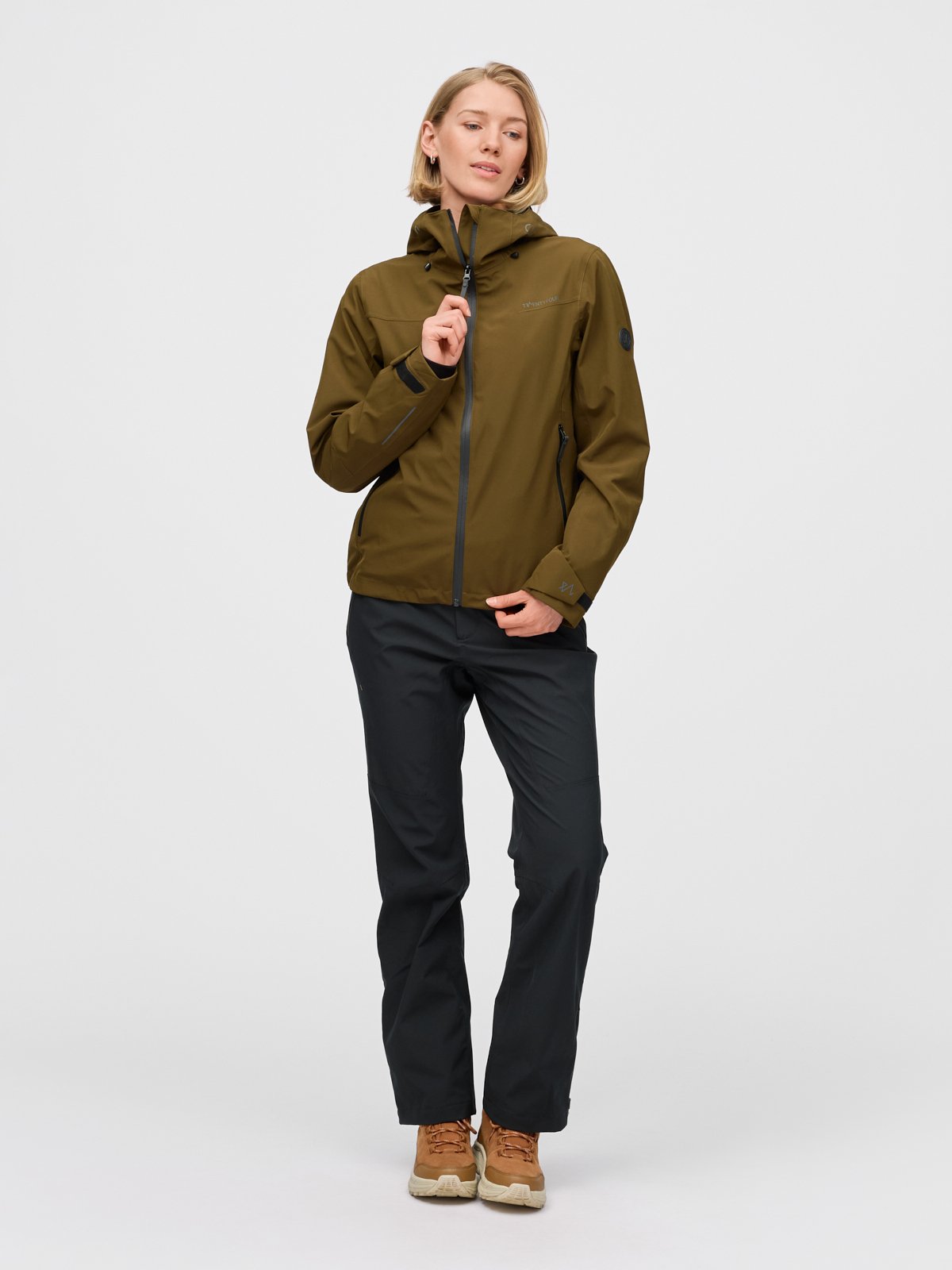 Twentyfour Aurora 2L Skalljakke D M Oliven