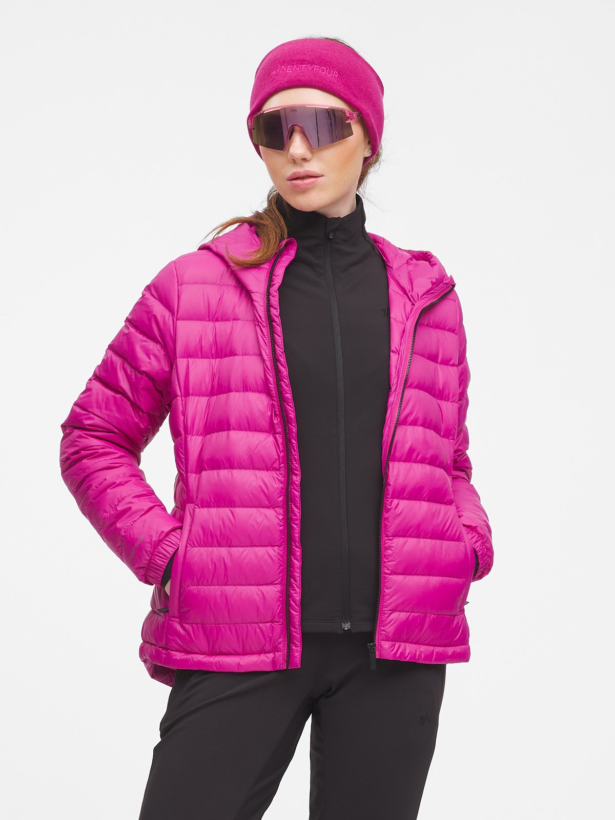 Twentyfour Aurora Lett Dunjakke D Fuksia