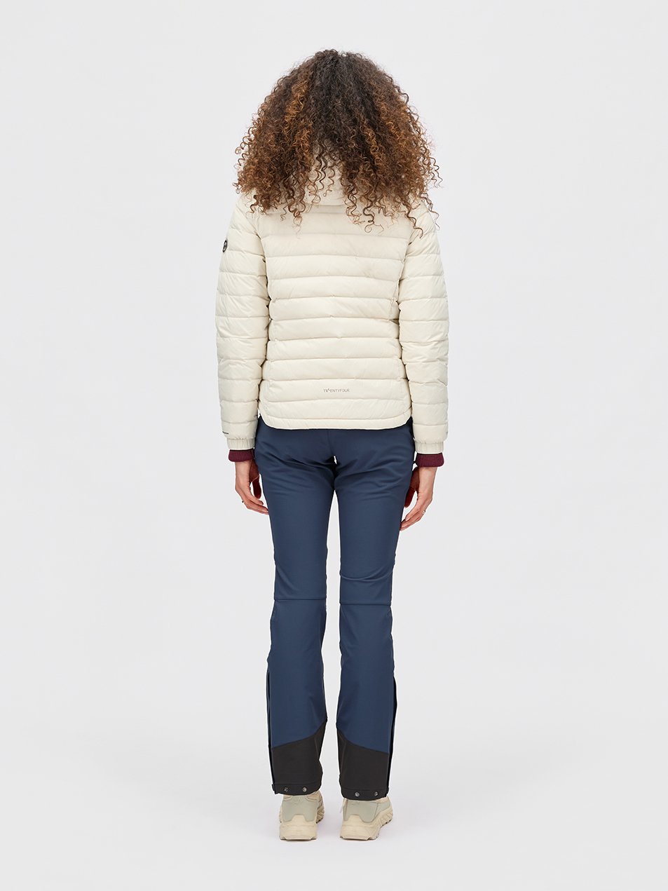 Twentyfour Aurora Lett Dunjakke D Gråhvit