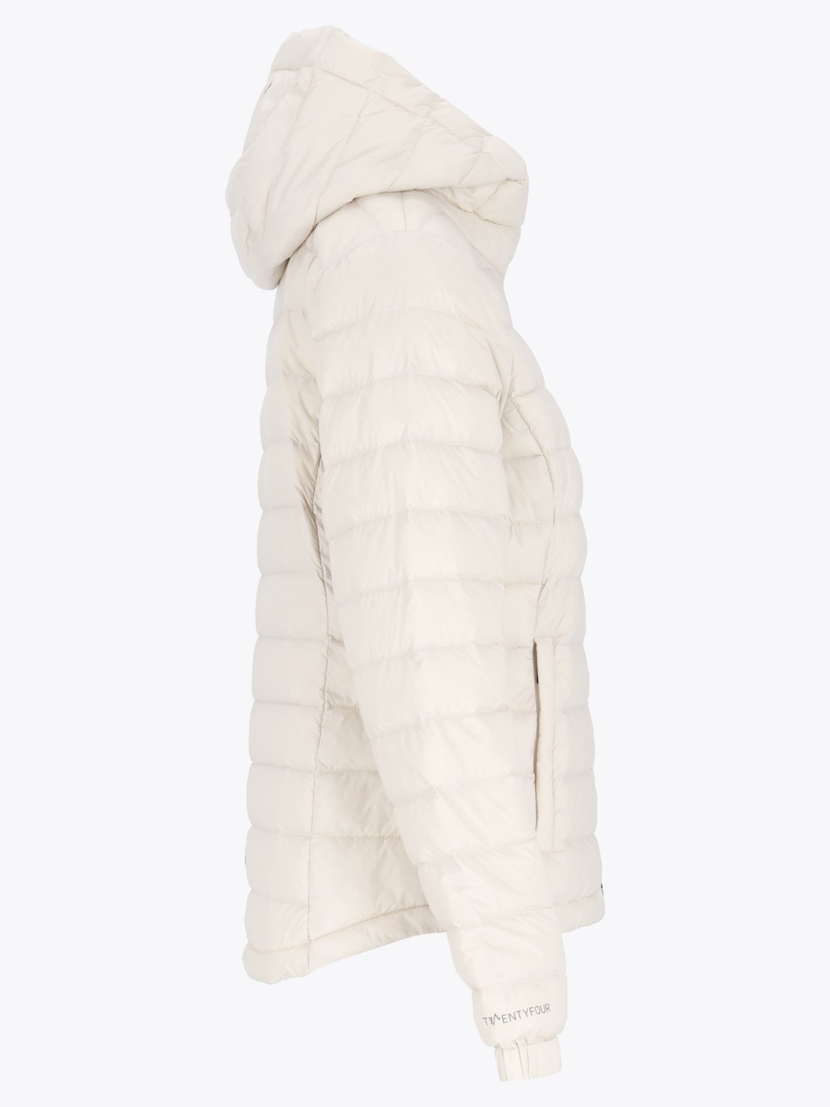 Twentyfour Aurora Lett Dunjakke D Gråhvit