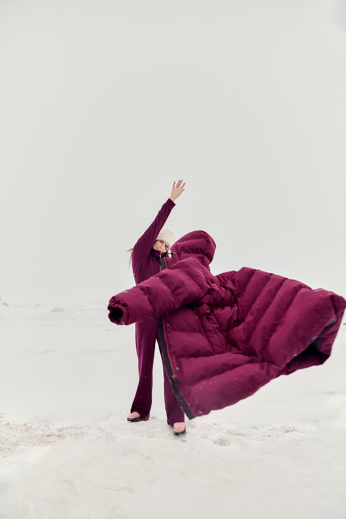 Twentyfour Mode Aria Parkas D M Burgunder