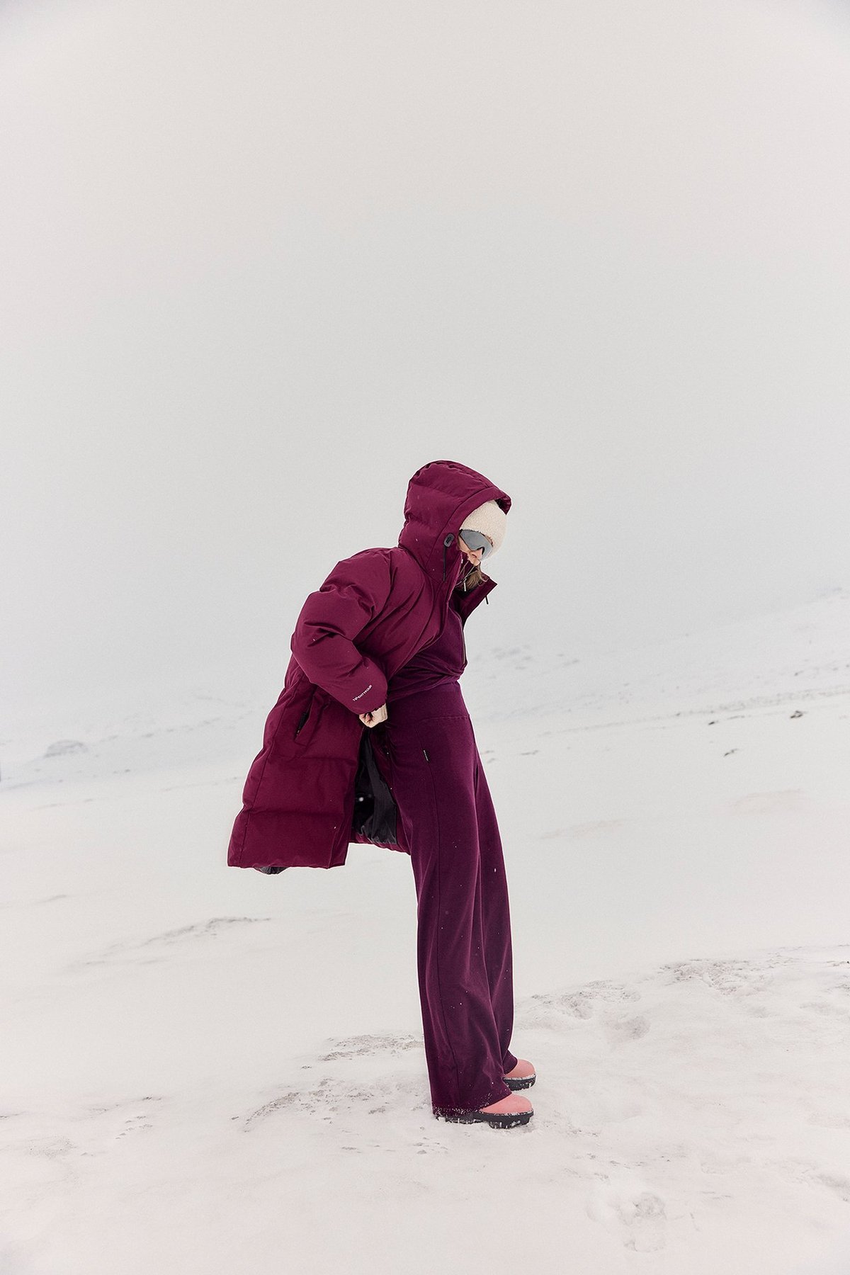 Twentyfour Mode Aria Parkas D M Burgunder