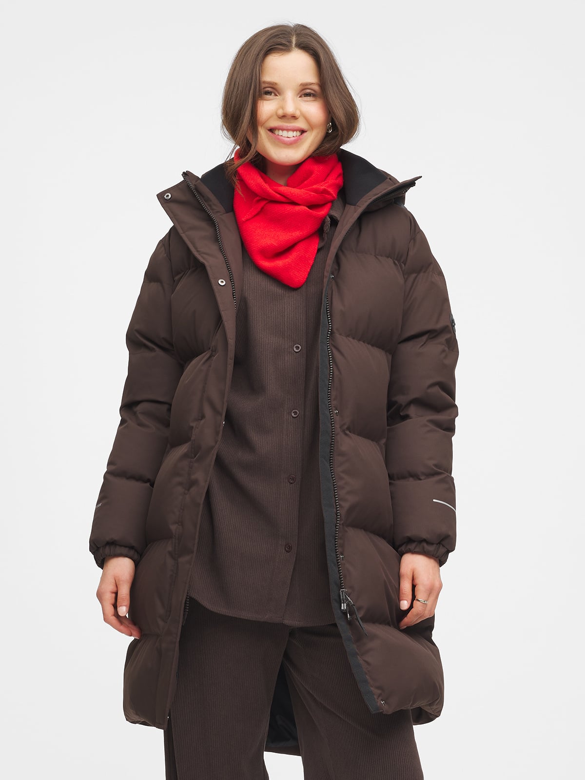 Twentyfour Mode Aria Parkas D Mørk Brun