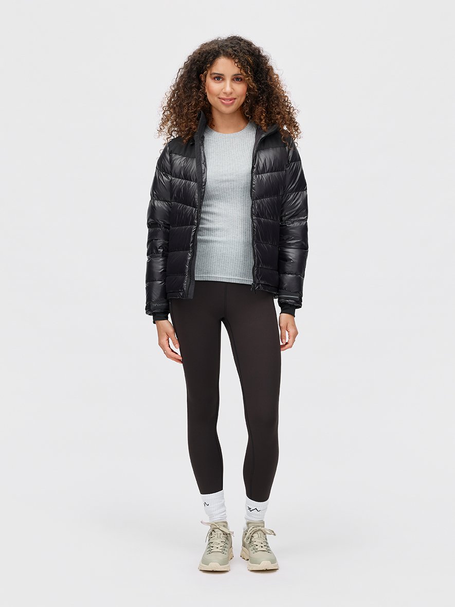 Twentyfour Aurora Warm Dunjakke D Sort