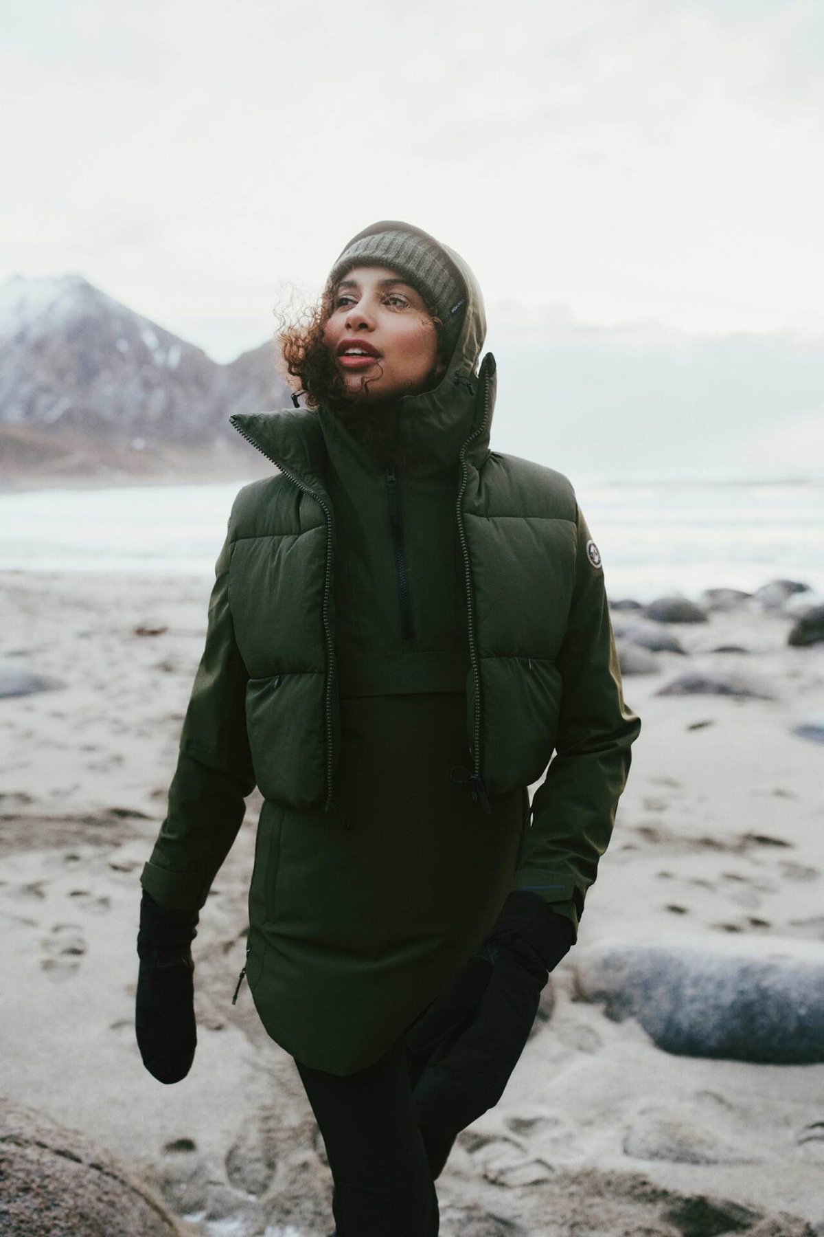 Twentyfour Mode Ava Puffy Vest D Furu