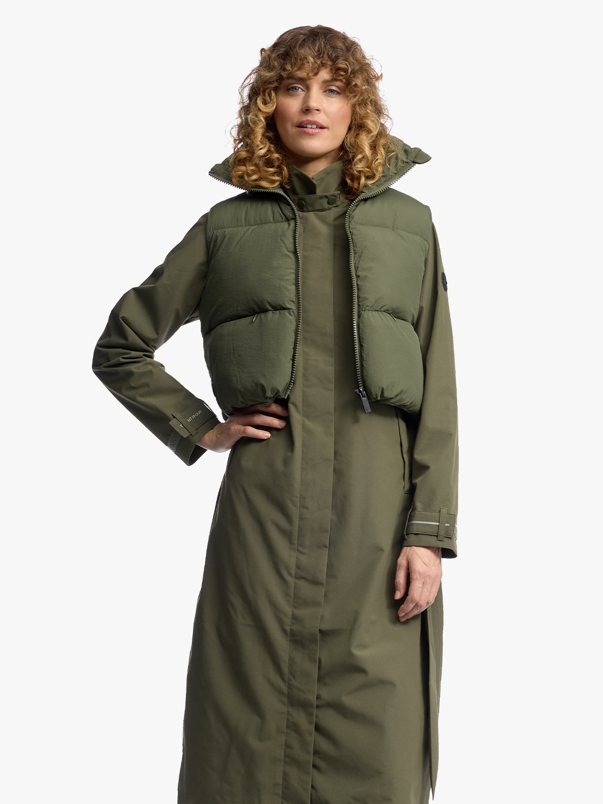 Twentyfour Mode Ava Puffy Vest D Furu