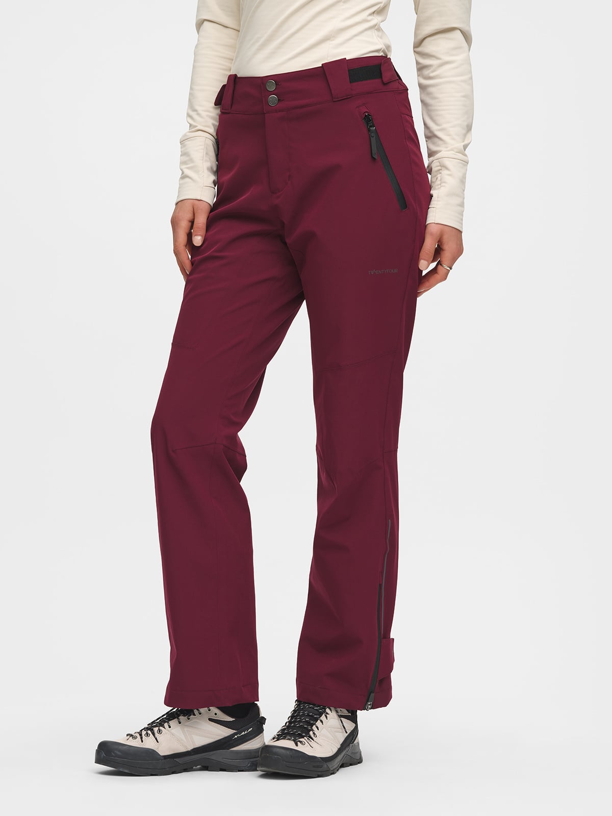 Twentyfour Aurora 2L Skallbukse D M Burgunder