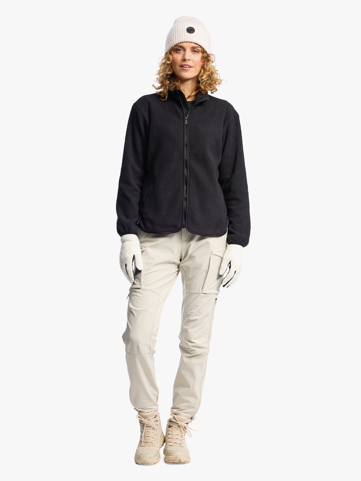 Twentyfour Aurora Pile Jakke D Sort