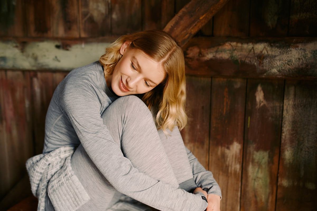 Twentyfour Aurora Ullsett D Gråmelert