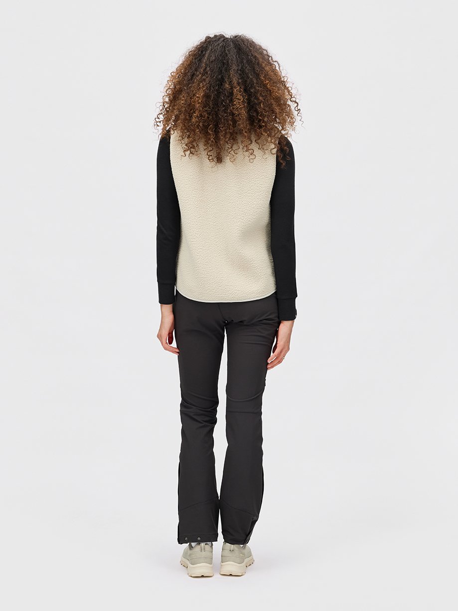 Twentyfour Aurora Pile Vest D Varm Grå