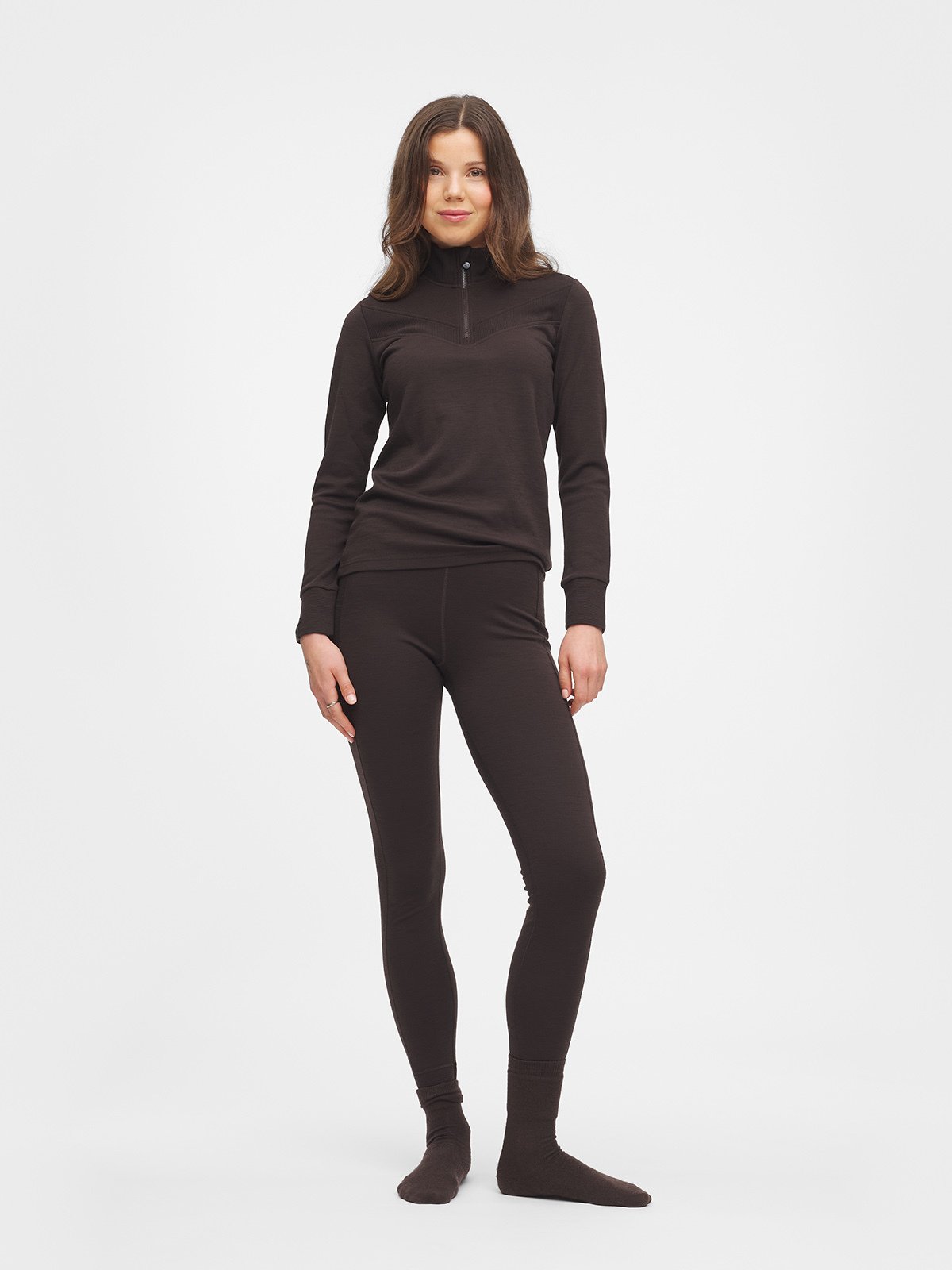 Twentyfour Aurora Oda Ull HZ D Mørk Brun