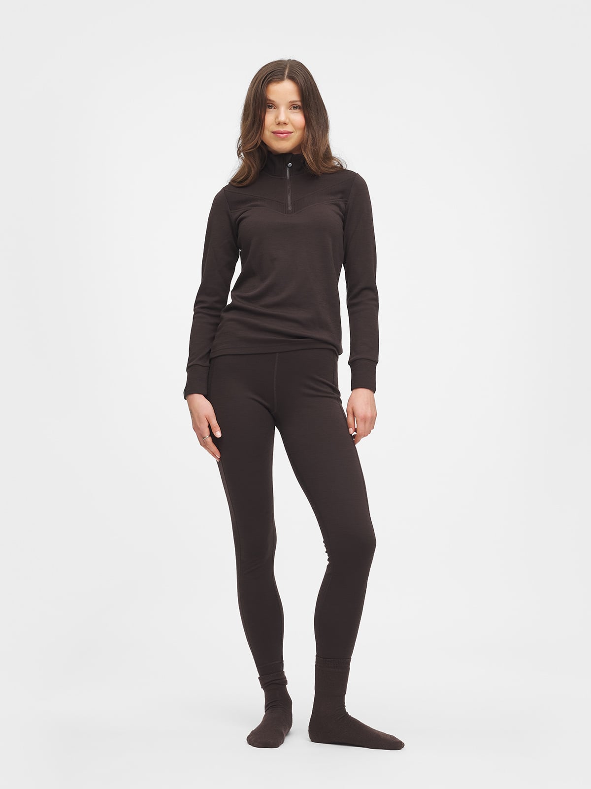 Twentyfour Aurora Oda Ull HZ D Mørk Brun