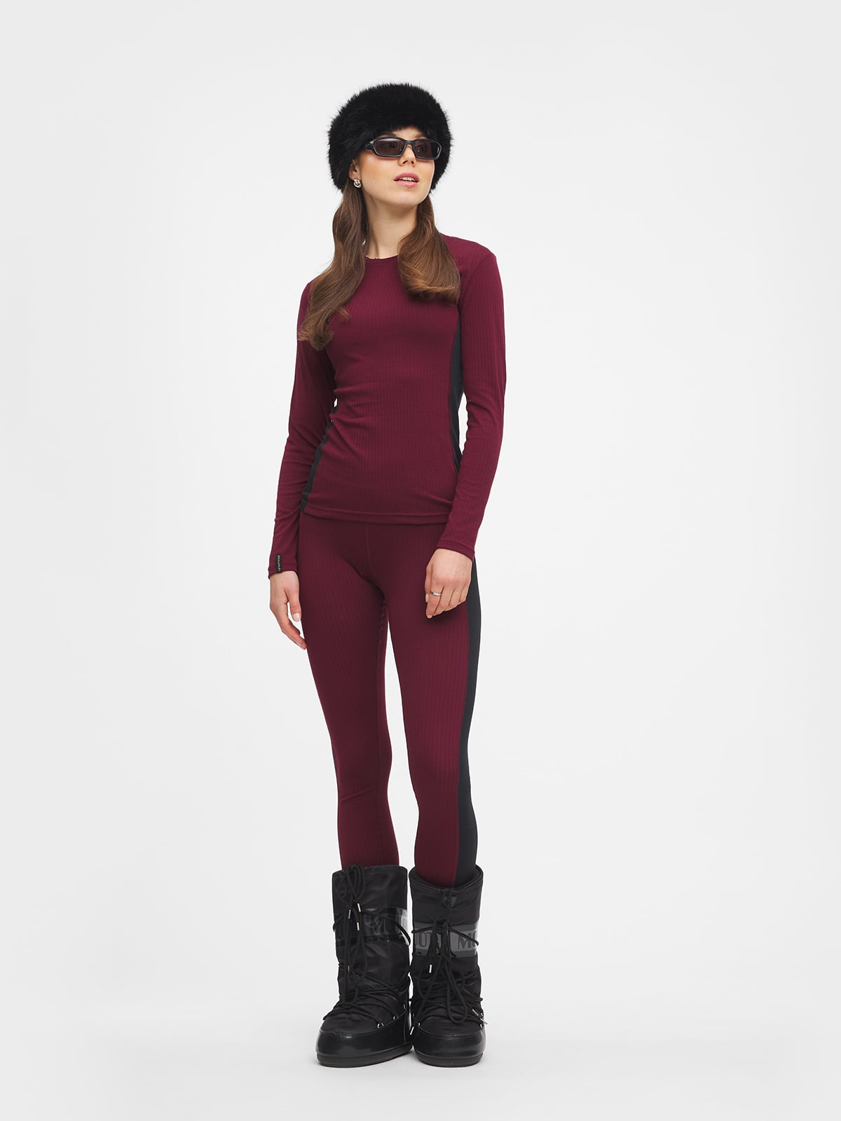 Twentyfour Aurora Baselayer Sett D M Burgunder