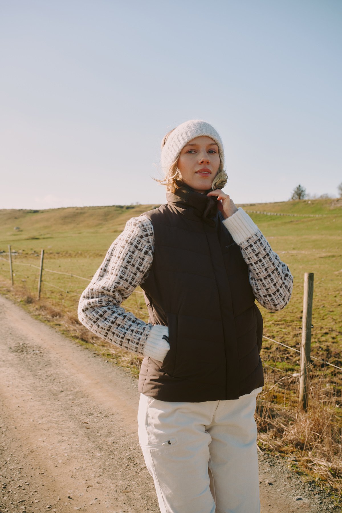 Twentyfour Aurora Thermal Vest D Mørk Brun