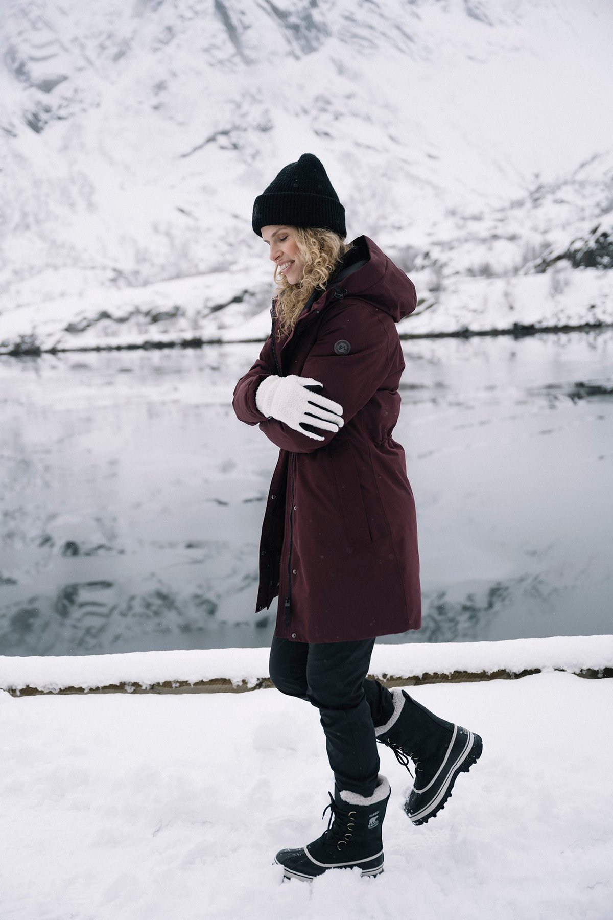 Twentyfour Aurora Warm Parkas D M Burgunder