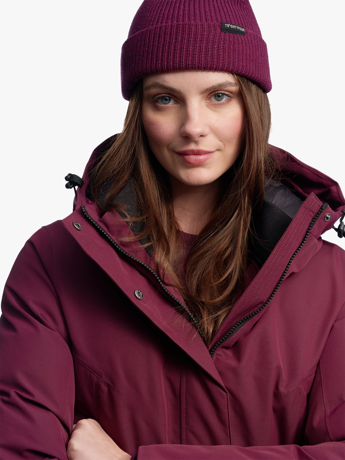 Twentyfour Aurora Warm Parkas D M Burgunder