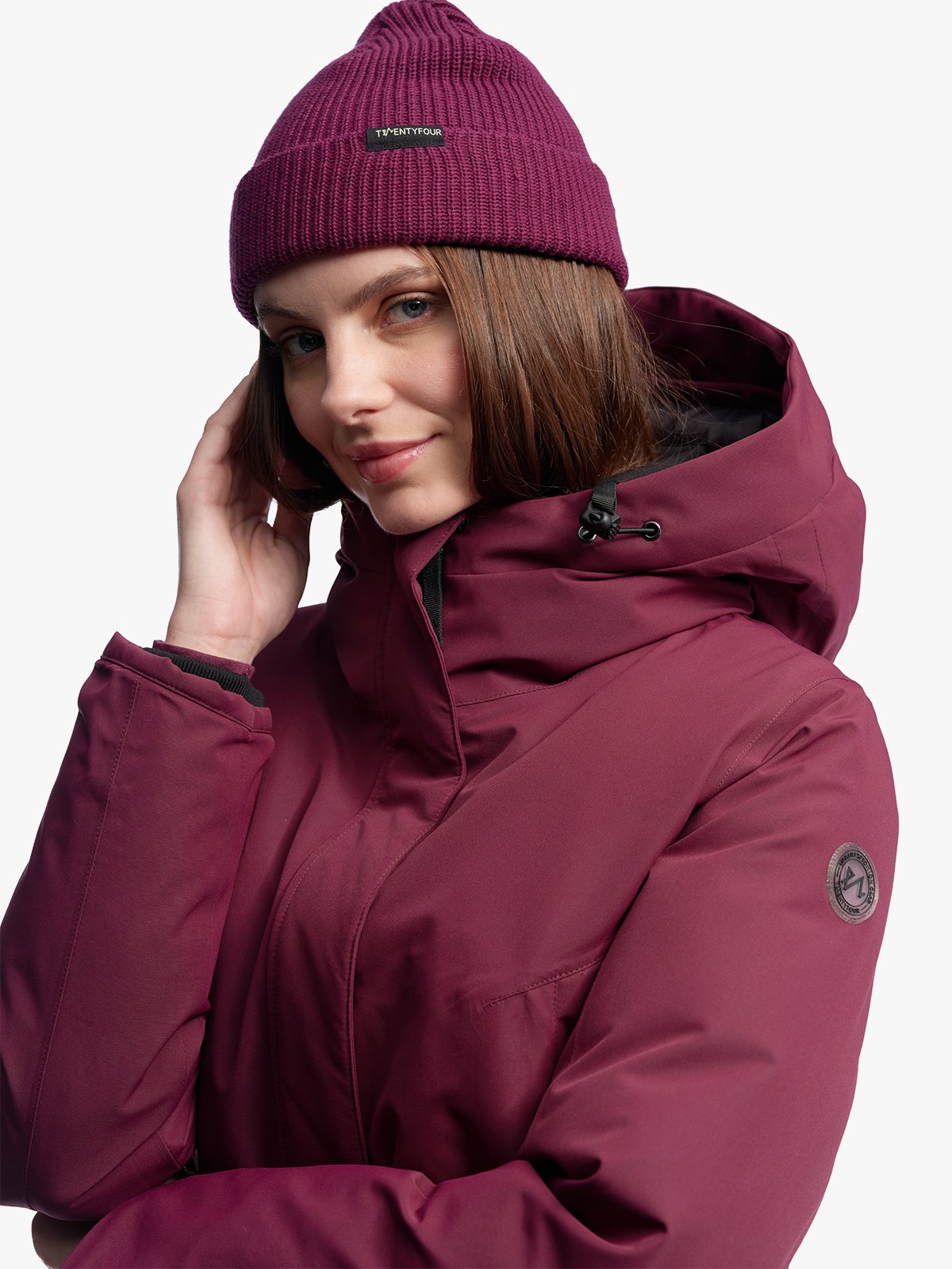 Twentyfour Aurora Warm Parkas D M Burgunder