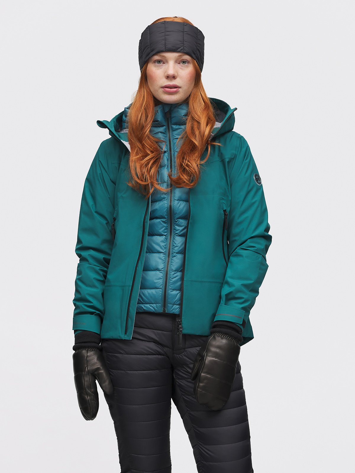Twentyfour Aurora 3L Skalljakke D Blågrønn